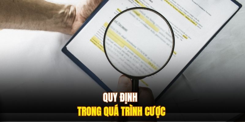 Quy định trong quá trình cược